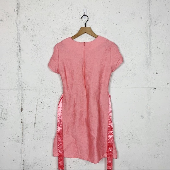 Sandro Isasure Silk Sash Satin Dress Size 3 M/L - Picture 6 of 11